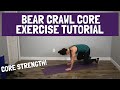 BEAR CRAWL CORE EXERCISE PROPER FORM TUTORIAL