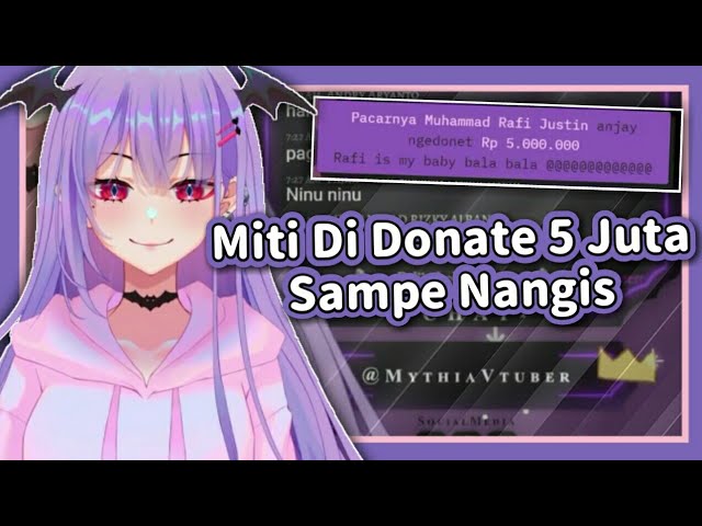 Miti di donate 5 juta sampe nangis pagi pagi | 【 Clip Mythia Batford 『 Vtuber Indie 』 】 class=