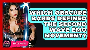 Which Obscure Bands Defined The Second Wave Emo Movement? - Emo Kid Forever