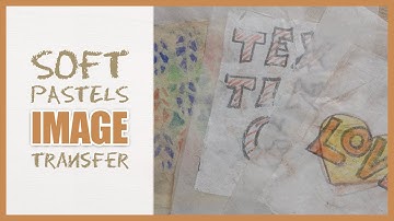 Soft Pastel Image Transfers on the Gel Plate | Fun Ways to Experiment