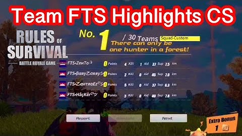 Team Fantastic Highlights Custom Practice | Rules of Survival
