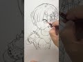 【Re：ゼロから始める異世界生活】リゼロのレム　絵の描き方動画　 #shorts