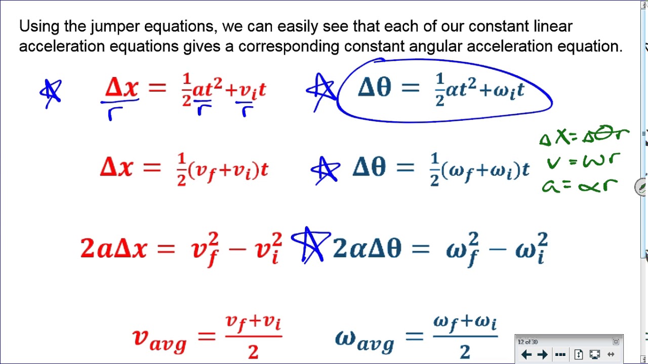 Angular Acceleration Formula Physics Angular