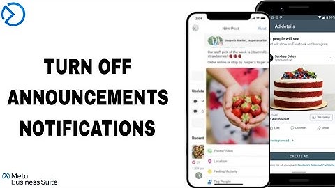 How To Turn Off Announcements Notifications On Meta Business Suite App