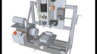 Building a vertical mill from industrial scrap