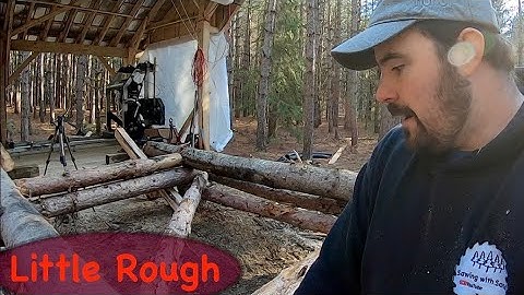 Building a Platform for Saw Logs | Sawmill Shed Build - Episode 14