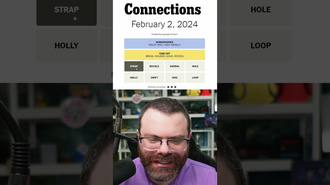 Do better, Connections...