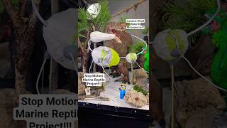 Jurassic World Rebirth Mosasaurus Attack - New Stop Motion Dinosaur Project #shorts