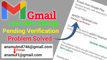 How to gmail id change problem || pending verification gmail 2023 || Tech Pont