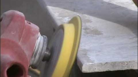 How to Bullnose Honed Travertine - Tile Installation Video