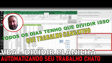 Dividir uma planilha em várias planilhas com VBA