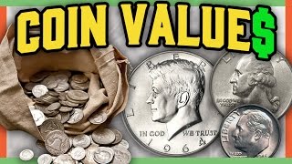 SILVER COINS WORTH MONEY -  VALUABLE COINS IN POCKET CHANGE!!