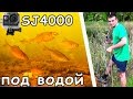 ПОДВОДНЫЙ МИР + ПОКЛЁВКИ РЫБЫ / ПЕРВЫЙ РАЗ ПОГРУЖАЕМ SJ4000+ под ВОДУ