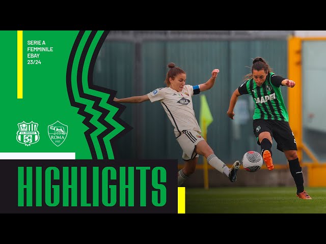 Serie A femminile 23/24 | Sassuolo-Roma 5-6 | Highlights 23-24