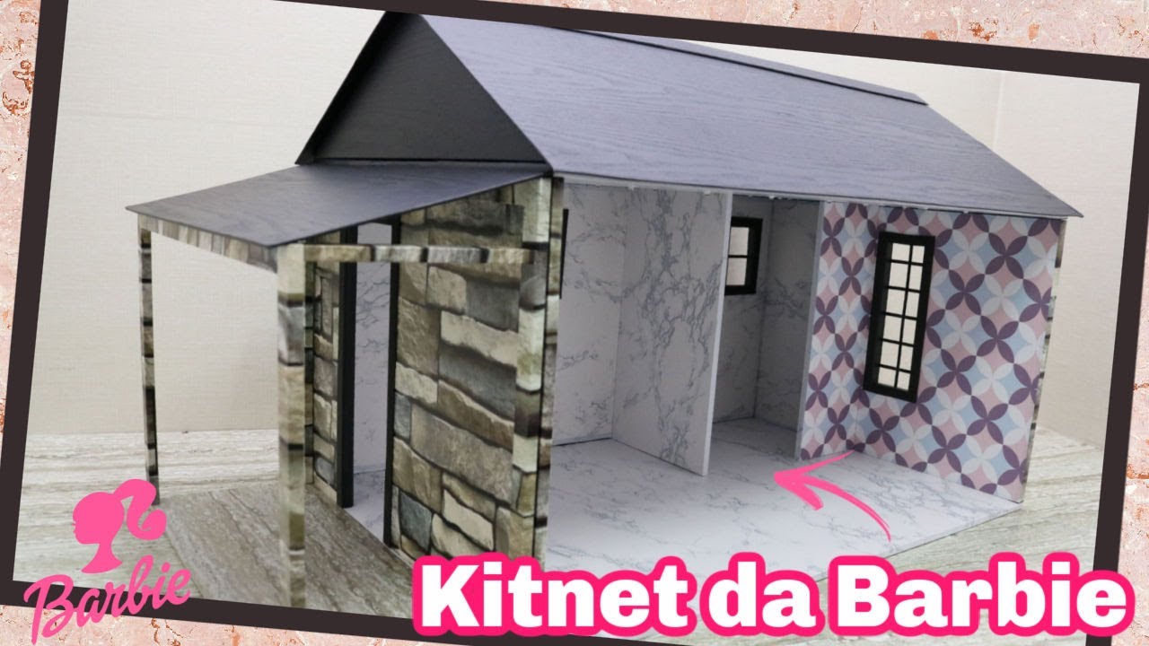 COMO FAZER UMA KITNET DE LUXO PARA SUA BARBIE | HOW TO MAKE A LUXURY KITNET FOR YOUR BARBIE