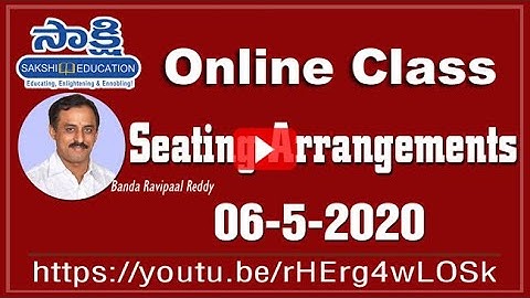 Seating Arrangements by Banda Ravipal Reddy