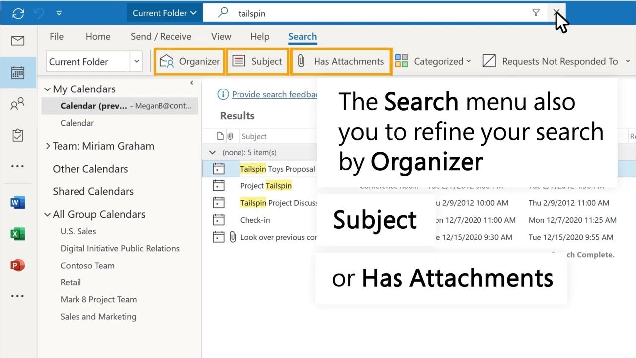 17-search-for-calendar-items-in-outlook-microsoft-outlook-youtube