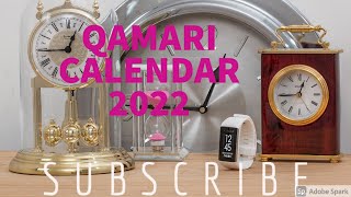 Islamic  Calendar 2022 | Complete Qamari Calendar 2022 | 2022 Islamic Calendar || Islamic Calendar22 screenshot 1