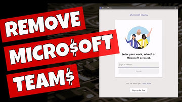 How To Remove Microsoft Teams App & Splash Screen
