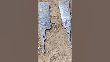 Making two Straight Razors Into Old Rusty Bearings #bearing #razors #shorts