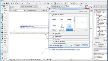 Label Associativity to Labeled Elements in ARCHICAD