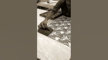 Ajrak · Hand Block printing in Pakistan