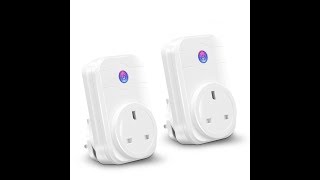 Yte Swa-1 Wifi Smart Plug For Alexa Google Istant, 2 Pack