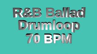 Video thumbnail of "R&B Ballad Drum Loop 70 BPM"