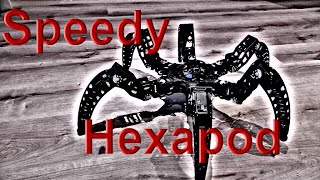 Hexapod Gait demo. Fast and slow..