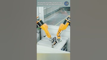 Automated wiring harness assembly in high voltage battery packs #shorts