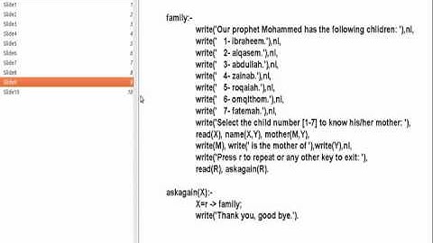 Prolog 5 : How to Solve a Problem part 2/2