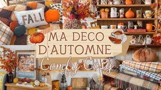 🍂 MA DÉCO D&#39;AUTOMNE 2023 🍂 Cosy, douillette et réconfortante 🕯🫖🍂