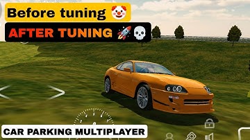 Toyota supra best tuning car parking multiplayer | 2000hp tuning 