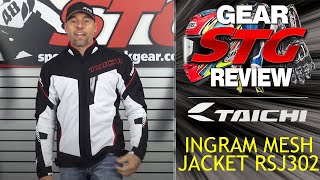 RS Taichi Ingram Mesh Jacket RSJ302 Review/Closeout | Sportbike Track Gear