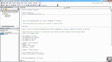 VBA for Access Tutorial | The Scope and Lifetime of Variables | InfiniteSkills