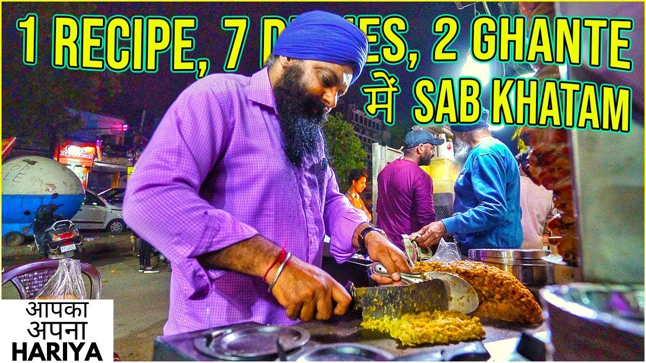 Delhi Street Food | SARDARJI ka GHAINT SHAWARMA | PATIALA Doner, PENDU Burger | 7 ITEMS - 1 RECIPE | Harry Uppal