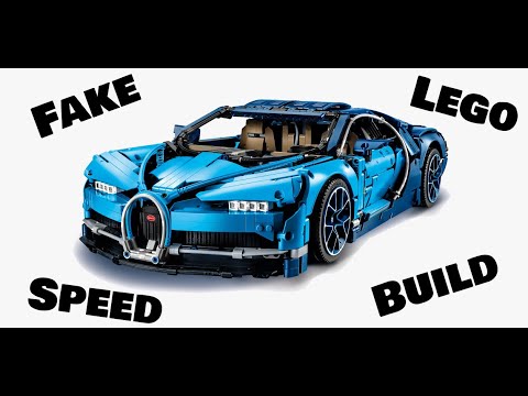 Decool 3388 "Cool Supercar" Speed Build Fake Lego Bugatti Chiron -