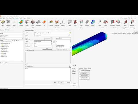 HyperView: substracting contours of two result files