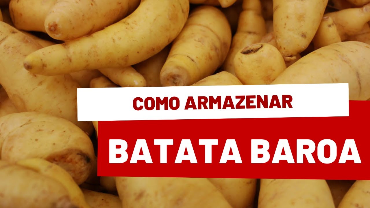Como armazenar batata baroa, mandioquinha - YouTube