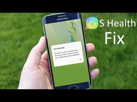 Fix Samsung Health can't be opened on a rooted device