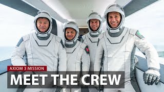 Meet the crew: Axiom Mission 3 (Ax-3) by Spaceflight Now 22,915 views 4 months ago 8 minutes, 37 seconds