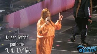 Queen Latifah performs &quot;U.N.I.T.Y.&quot; live; F.O.R.C.E. Tour Baltimore