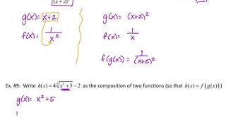 MATH115 Section 1.4 Ex. #8 and 9