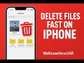 How to Delete Files on iPhone FAST (Free Up Space Instantly!)