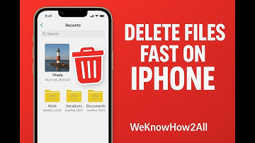 How to Delete Files on iPhone FAST (Free Up Space Instantly!)