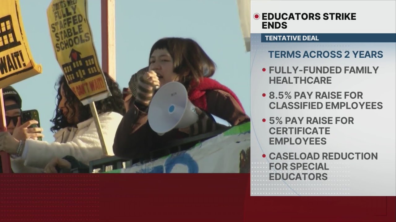 San Francisco teachers strike ends with tentative agreement reached