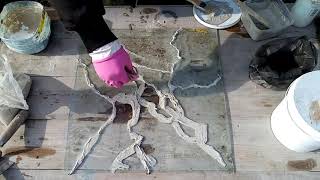 мрамор бетон своими руками .