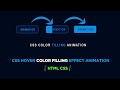 CSS Hover Animation | Sliding Color Fill Effect Tutorial 🔥 (HTML & CSS)#CSSAnimation #HTMLCSS