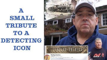 This Is My Small Tribute To a YouTube Metal Detecting Icon