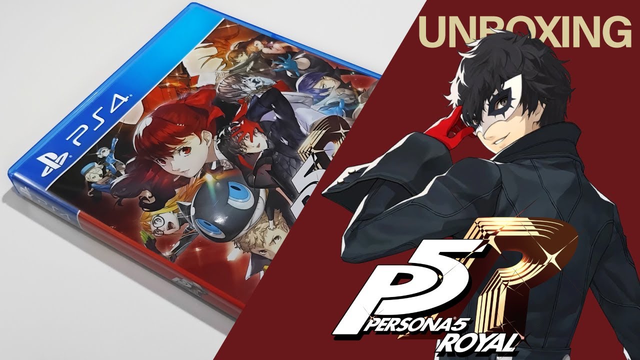 Unboxing de Persona 5 Royal para PlayStation 4
